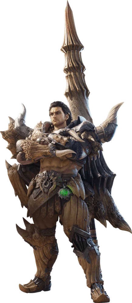 Arkaya, the Lance Support Adventurer in Monster Hunter Outlanders