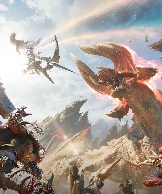 Monster Hunter Outlanders release date key art
